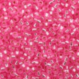 MIYUKI Rocailles 11/0 Pink Silver Core (nr 22)