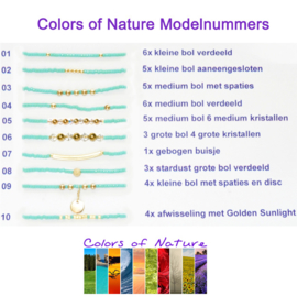 Colors of Nature armband