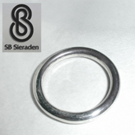 Ronde zilveren ring 3mm