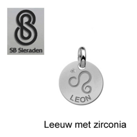 BEDEL-Sterrenbeeld met zirconia- ECHT Zilver 925