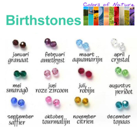 Colors of Nature Birthstone armband