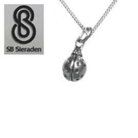 Meisjes ketting met Lieveheersbeestje - Zilver 925