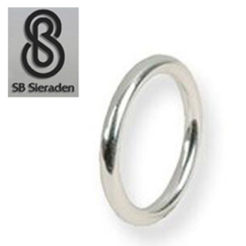 Ronde zilveren ring 2,5mm