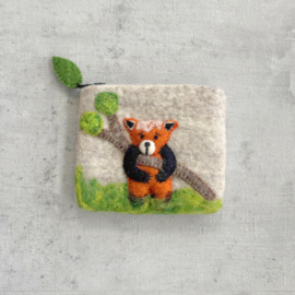 Portemonnee rode panda