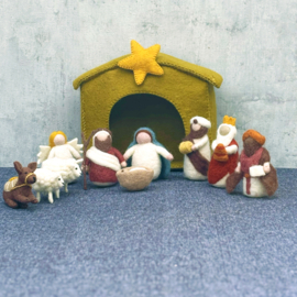 Kerststal groot