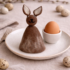 Egg Warmer bunny brown