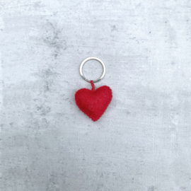 Keyring hartje rood