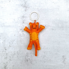 Keyring cat red SET 3