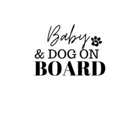 Baby & dog on board