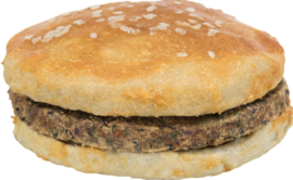 Runderhuid hamburger