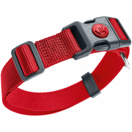 Halsband Nylon Rood (incl borduring naar wens)