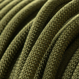 Halsband touw met biothane (olijfgroen)