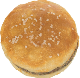 Runderhuid hamburger