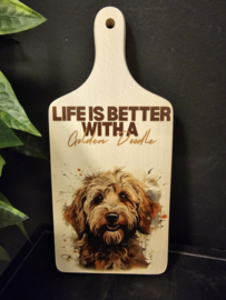 Tapasplank Golden Doodle