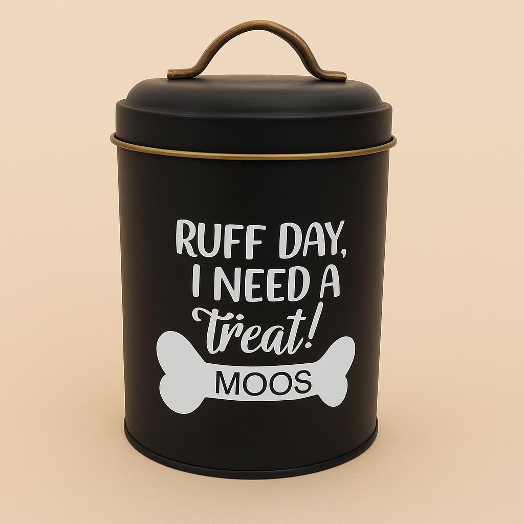 Snackpot 'Ruff day' met naam