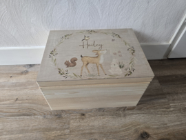 Geboorte box geboortekaartje