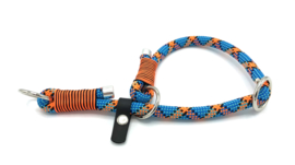 Sliphalsband (oranje-zwart-blauw)
