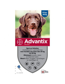 Vlooiendruppels Advantix XL(25 tot 40 kilo)
