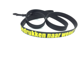 Lijn biothane (incl bedrukking naar wens)