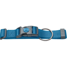 Halsband Nylon donker blauw (incl borduring naar wens)
