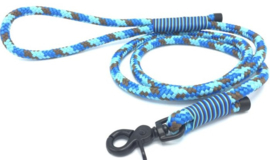 Hondenlijn touw (Blauw-Turquoise-Bruin)