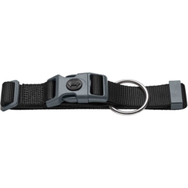 Halsband Nylon Zwart (incl borduring naar wens)