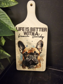 Tapasplank Franse Bulldog
