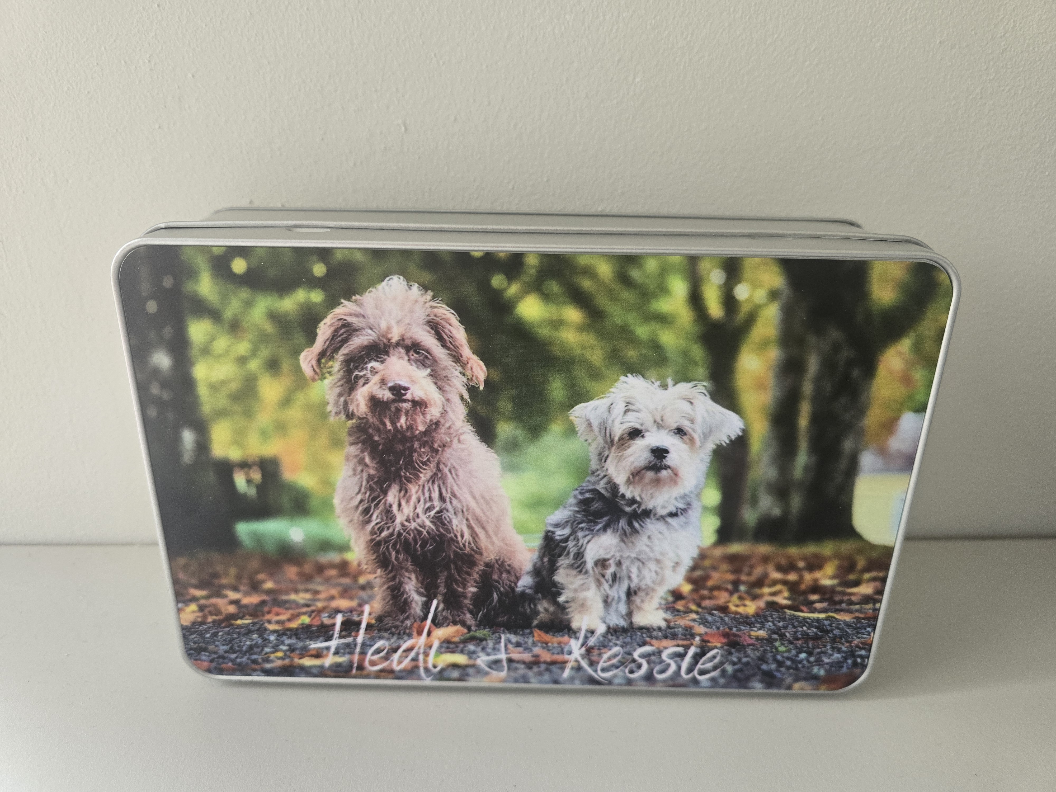 Snacktrommel eigen foto met naam