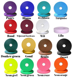 Biothane halsband met gravering