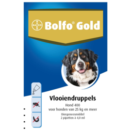 Bolfo gold vlooiendruppels hond (25-40 kilo)