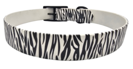 Biothane halsband Zebra