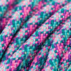 Sliphalsband  (roze-paars-turquoise-teal-mint)