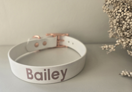 Halsband biothane (incl bedrukking naar wens)