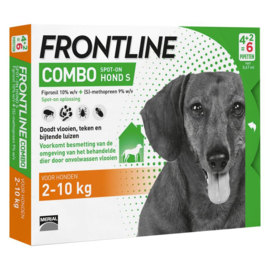 Vlooiendruppels Frontline combo S (2-10 kilo)