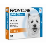 Vlooiendruppels Frontline Hond S (2-10 kg)