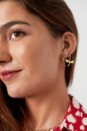 Oorbellen libelle goud