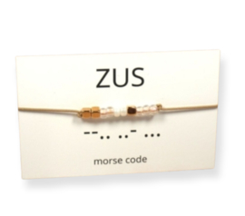 Armband morsecode ZUS