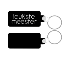 Sleutelhanger 'leukste meester'