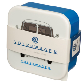 Snackboxen XL / snackdoosjes set 'Volkswagen'