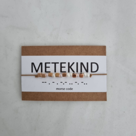 Armband morsecode METEKIND (Limited edition!)
