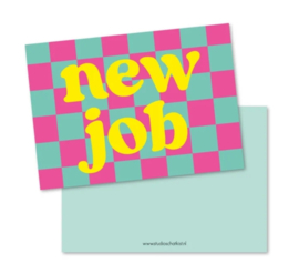 Kaartje 'New job'