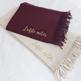 Sjaal 'Liefste meter' (verschillende kleuren)