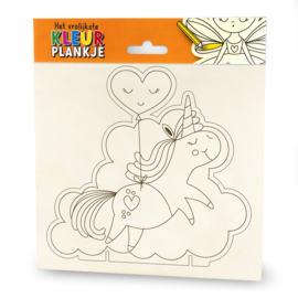 Kleurplankje eenhoorn