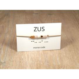 Armband morsecode ZUS