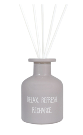 Huisparfum medium 'Relax, refresh, recharge' (My Flame)