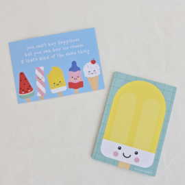 Schrijfset 'Happiness and ice cream'