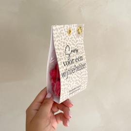 Wijnsnoep 'Snoep voor een wijnliefhebber' (alcoholvrij)