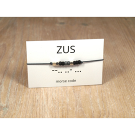 Armband morsecode ZUS