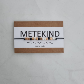 Armband morsecode METEKIND (Limited edition!)