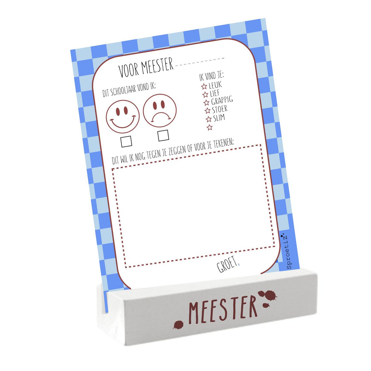 Juf & meester / geslaagd